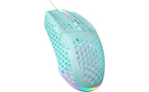 Solakaka Sm900 Wired Gaming Mouse With Honeycomb Shell Usb Green